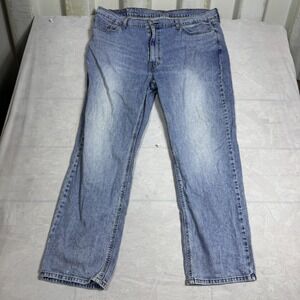 Levi's 541 Mens Straight Leg Jeans Jeans Blue Denim Zip Fly 5-Pocket W42 L32
